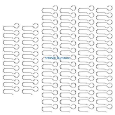 Curtain Hanging S13 Hook Set, Curved 80Pcs Curtain Hook for Home & Office Window Treatments D57B