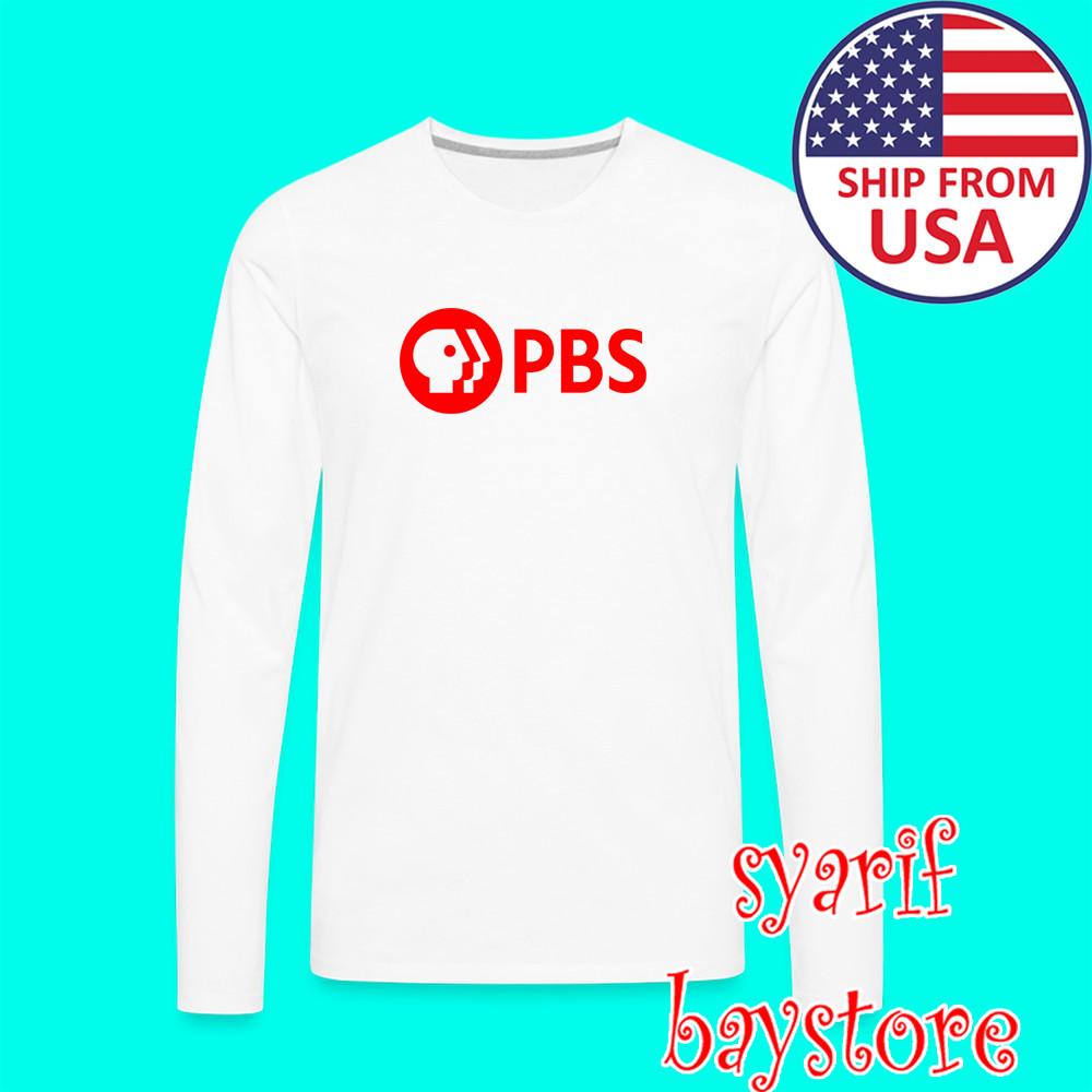 

PBS Public Broadcasting Service Men#039;s White Size S to 2XL Unisex T-Shirt L