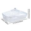 Serving Tray Fruit Decorative Home Decor Storage Container Organizer for Party Birthday