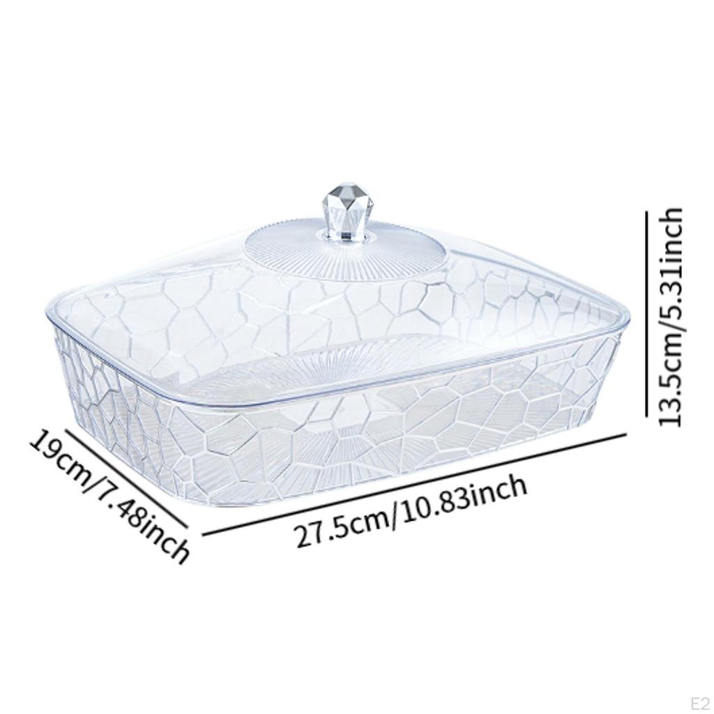 Serving Tray Fruit Decorative Home Decor Storage Container Organizer for Party Birthday