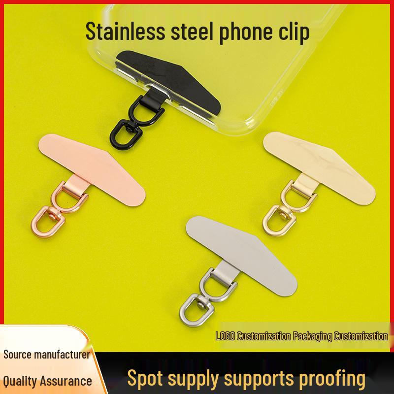360° Rotating Lanyard Clip with Metal Back for Phone Case