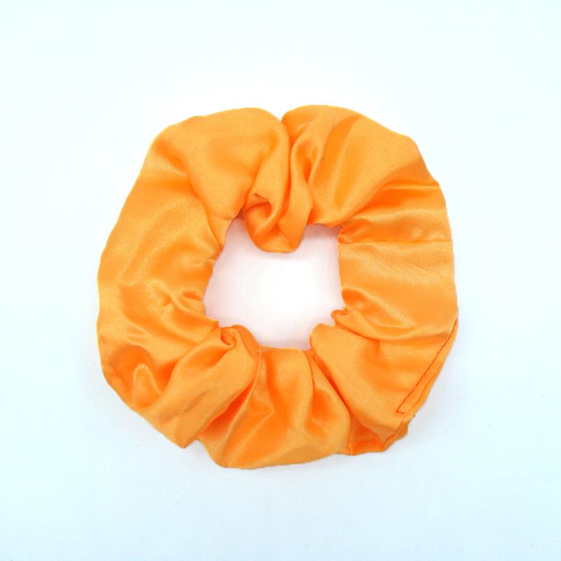 Vintage French Satin Silk Hair Tie - Retro Versatile Accessory