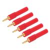 5Pcs Convert Banana Plug Strong Connectivity Good Conductivity 2mm to 4mm Conversion Banana Plug