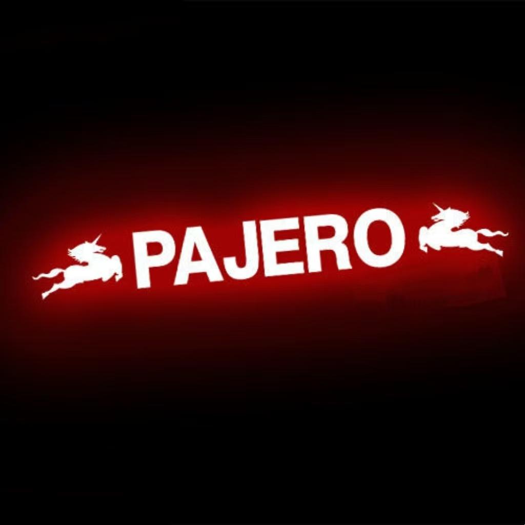 High Mounted Stop Lamp High Brake Light Sticker For Mitsubishi Pajero V73 V77 V87 V97 2007- Carbon Fiber