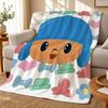 Pocoyo Throw 240g Flannel Blanket, Suitable for Sofas, Beds, Offices, Exquisite Gift Blankets