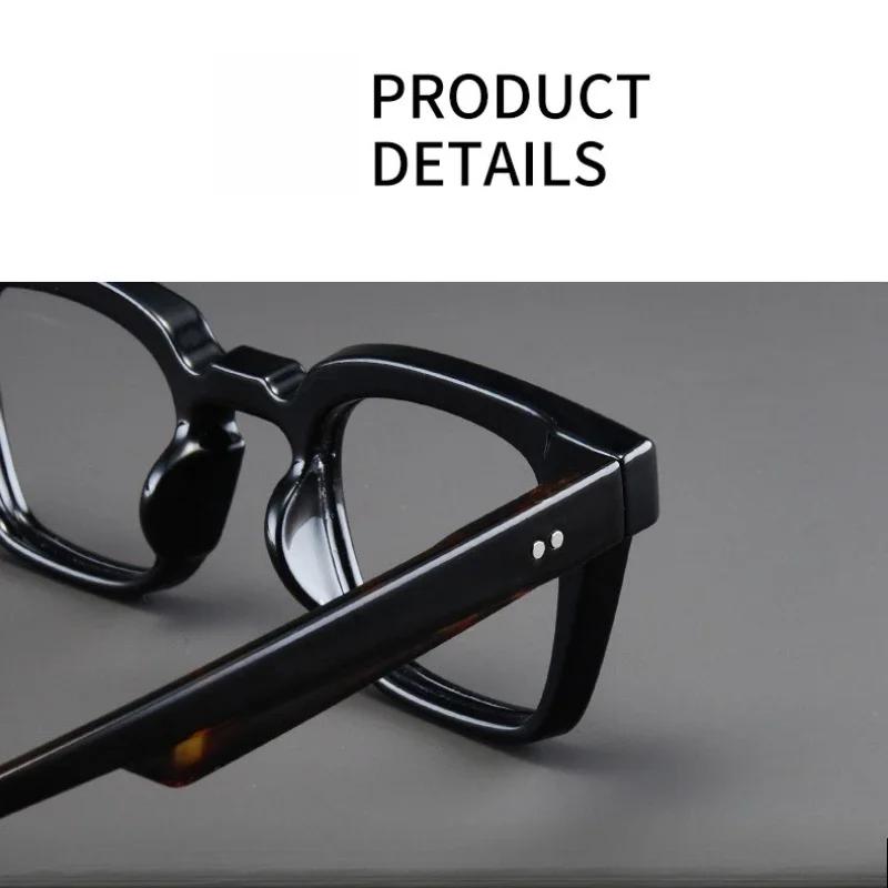 Retro HD Square Frame Myopia Sunglasses for Men Outdoor Neutral High Quality UV Protection Shades Diopters 0 To -4.0