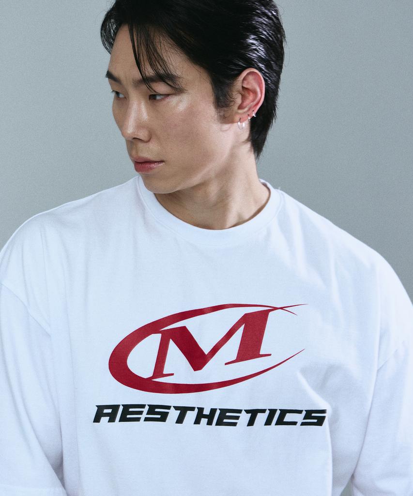 Mihag Symbol Big Logo Oversized T-Shirt (White)