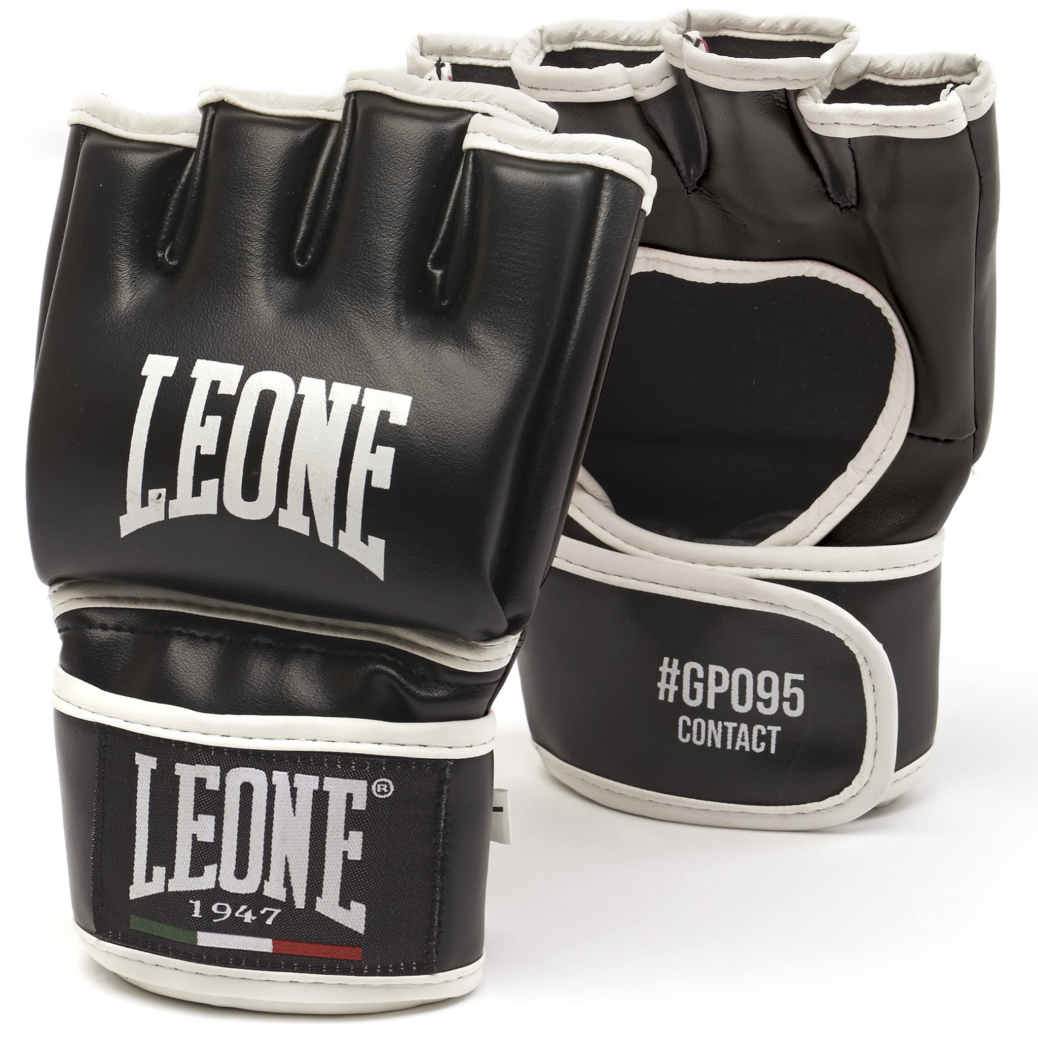 

LEONE 1947 MMA перчатки с открытыми пальцами синтетическая кожа тренировочные перчатки L GP095 [КОНТАКТЫ] Размер/черный [Оригинальный продукт] чёрный