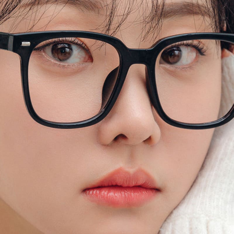 

134MM Basic Square Round Blue Light Black S000777 FREE