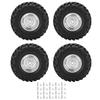 4Pcs Wheel Tyres Rubber Tires With Hubs for 1 10 Scale RC Crawler Off road Truck Car