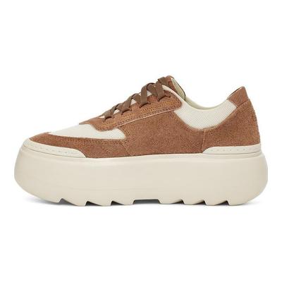 Bequeme Lässige Dicksohlige Sneaker Damen Sneaker Kastanienbraun 1130788-CHE