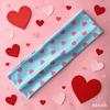 JYSP Fashionable and Versatile Sports Headband New Heart Print Wide Elastic Fitness Yoga Hair Band