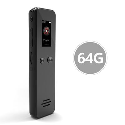 Smart Voice Recorder with 64GB Memory 1536kbps Recording   Screen Built In Speaker Password   18H Battery Life for Students Teachers Busine