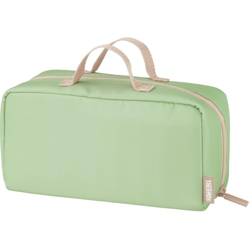 Dishwasher-safe Model: Thermos Vacuum Insulated Soup Lunch Set, 800ml, Dusty Green, with Dedicated Insulated Pouch. Washable Pouch. Microwave-safe Lun