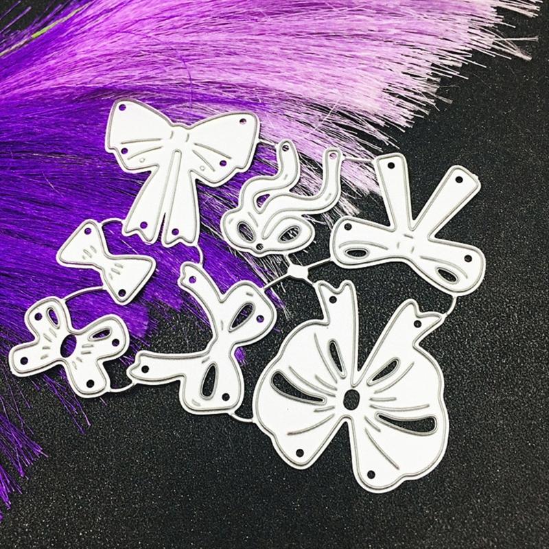 Knotted Bow Embossing Cutting Dies Knotted-Bow Die Cuts for Greeting Card Wedding Invitation Making Scrapbooking Album