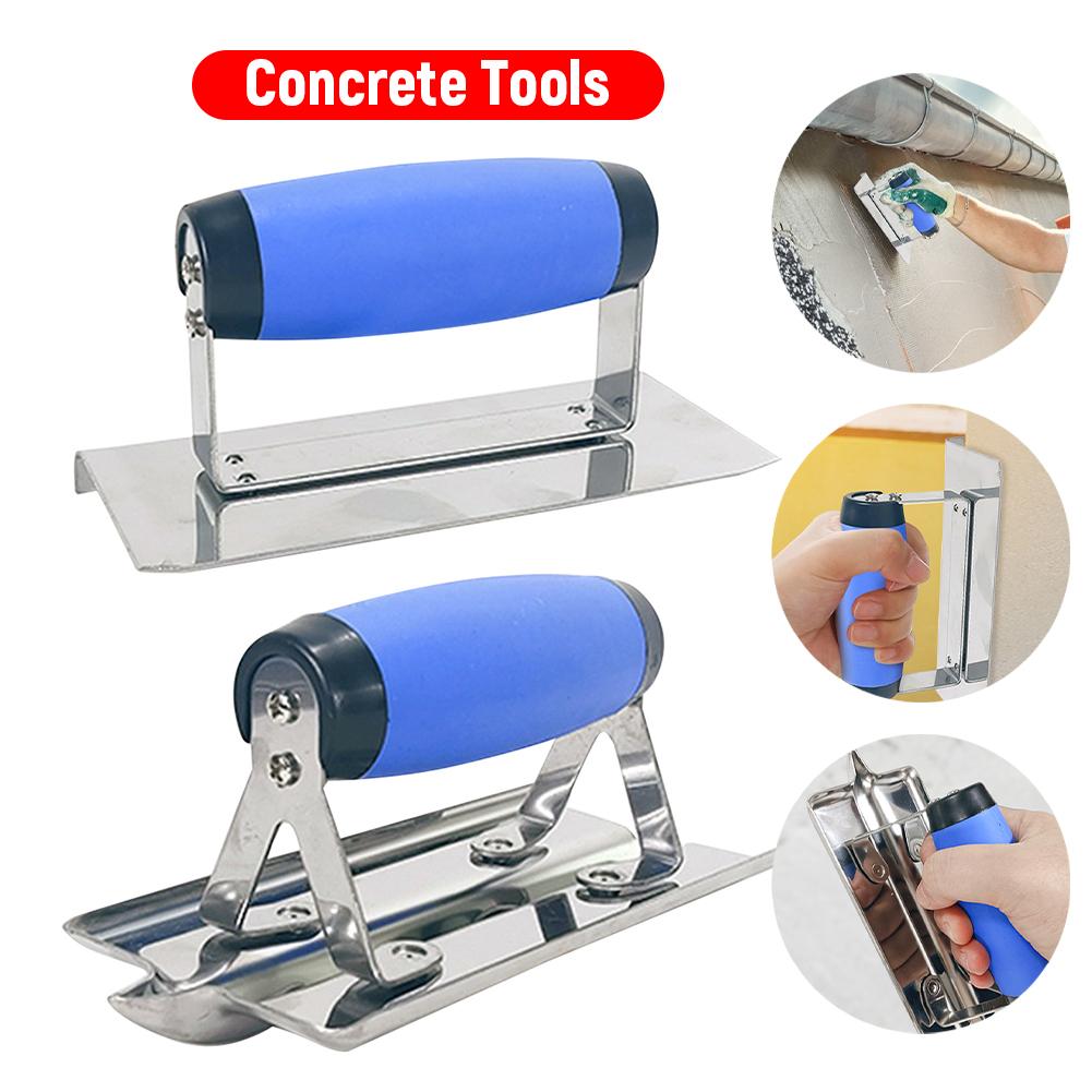 

Plaster Stucco Cement Finishing Tool Concrete Tools Stainless Steel with Soft Grip Pool Trowel Masonry Construction Hand Tool Style B