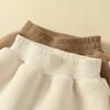 Baby Long Pants Winter Clothing with Plush and Thickened Baby Pants Autumn and Winter Cotton Pants for Boys Girls and Children