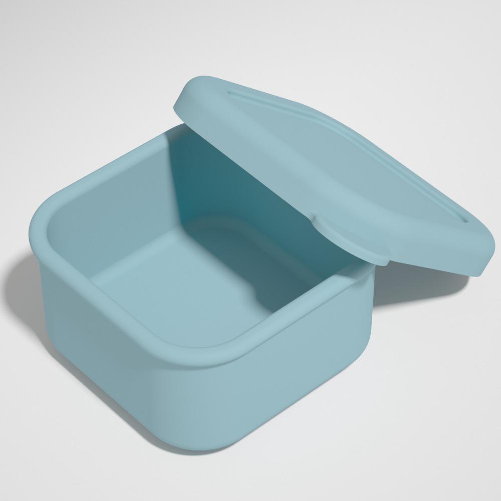 

Мягкий силиконовый соусник, герметичные морозильные лотки, новый лоток для льда для путешествий на открытом воздухе синий