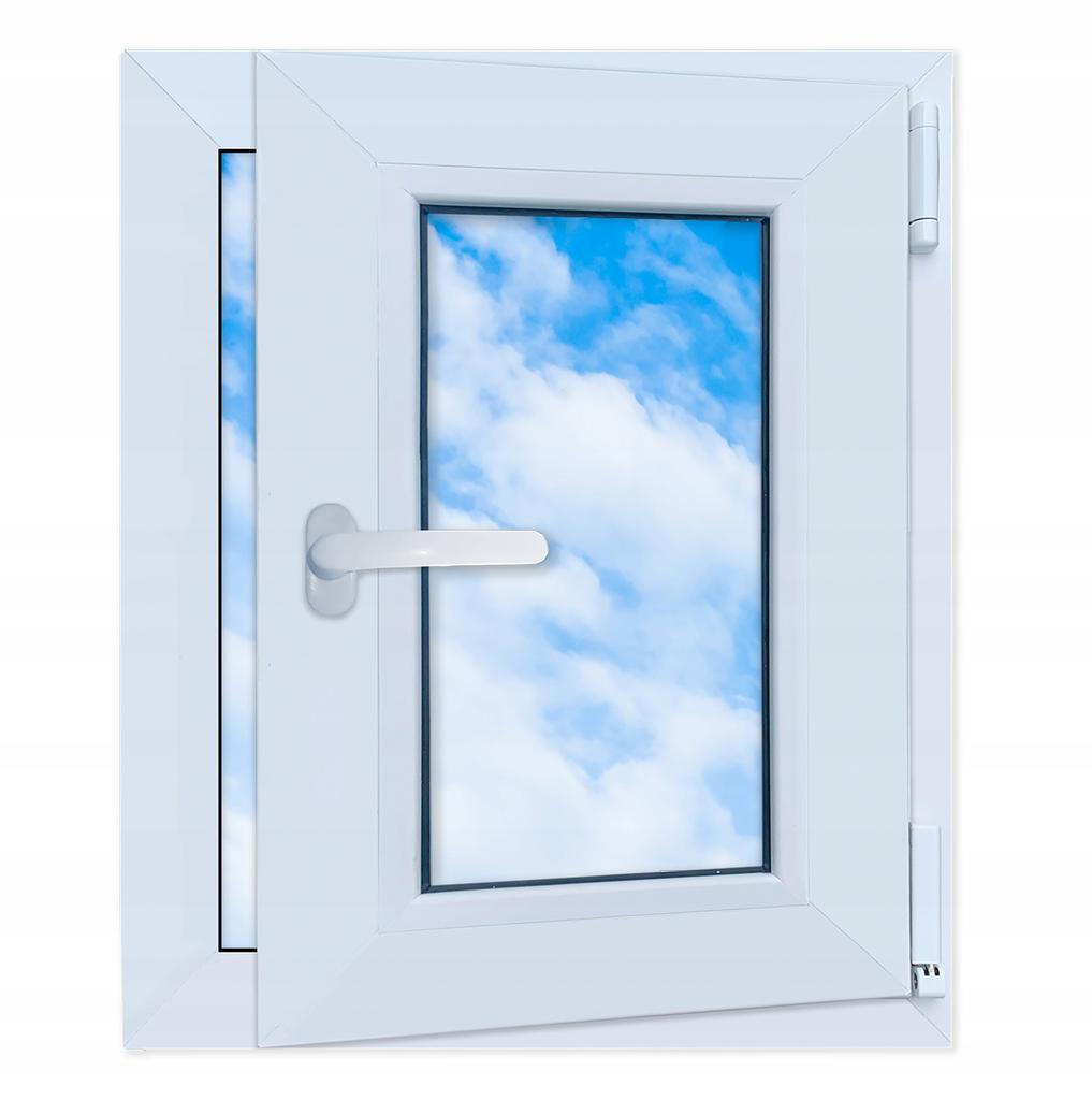 Fenster PVC Goldene Eiche 50X60 Rechts Neu 500X600 Mm Kipp-Dreh-Doppelverglasung