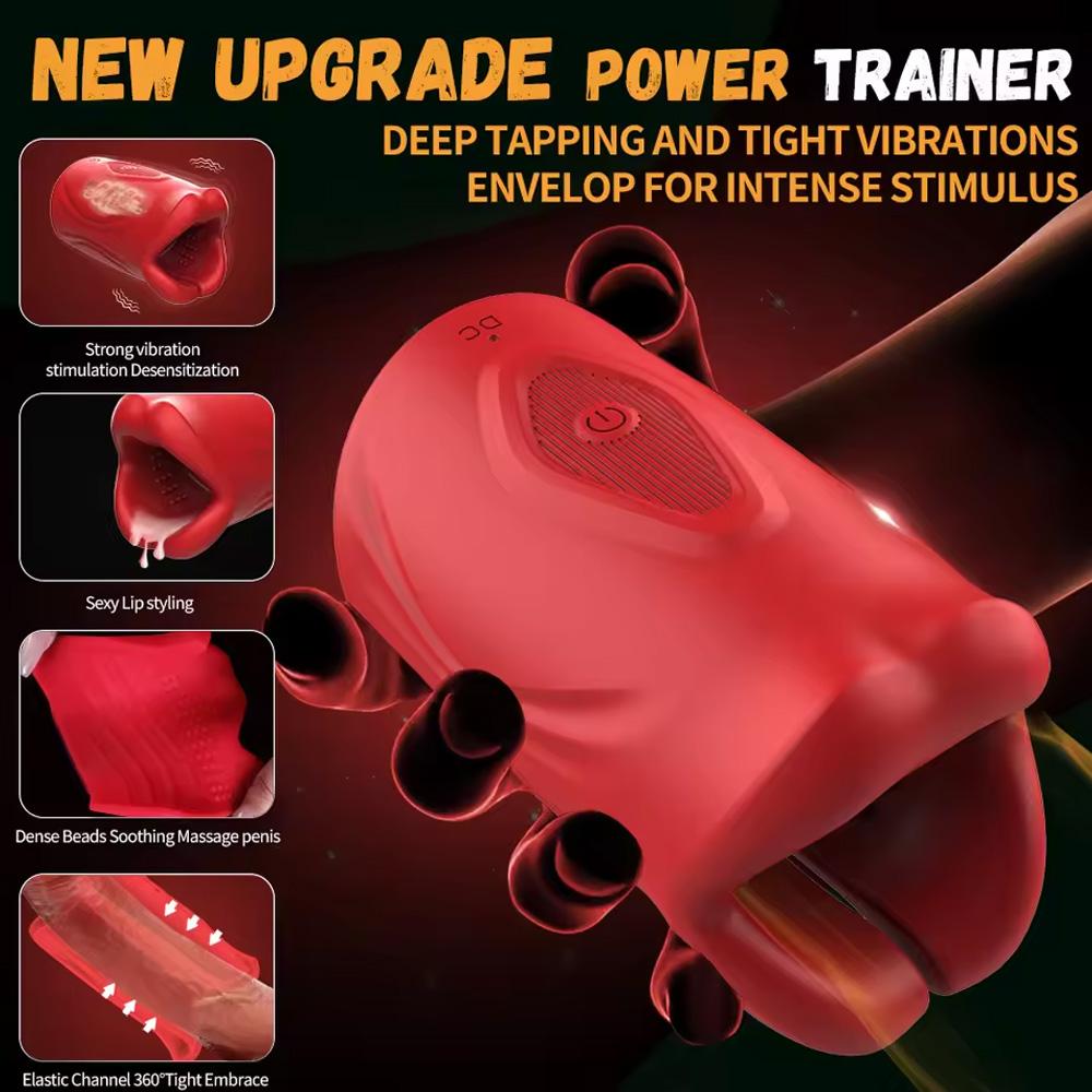 Bluetooth Penis Vibrator for Men Masturbator Sex Machine Penis Delay Trainer Cock Ring Glans Massager Male Sex Toys for Adult