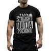 Platform9Co Straight Outta Pochinki PUBG Gaming T-Shirt Men's Comedy Nerd Geek T-Shirts