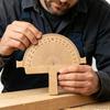 Holz-Präzisions-Winkelmesser-Werkzeug 0-180 Grad Schnurwinkelmesser für Schweißer, Tischler, Heimwerkerprojekte, Holzbearbeitung, Bauherren