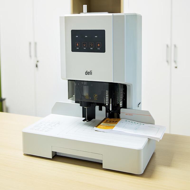 Deli Automatic Financial Binding Machine CN plug (adapter included)