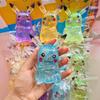 12Pcs/Full Case Tpr Maltose-Filled Glitter Pikachu Squishy Toy, Slow Rising Stress Relief Decompression Fidget Blind Box