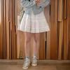 New Arrivals Open Run Women Lovely Lace Punching Frill Banding Mini Skirt
