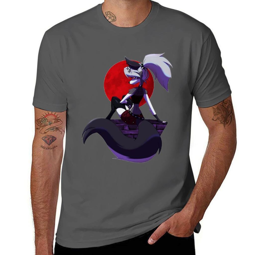 Helluva Boss Loona T-shirt T Shirts For Man Cotton Soft T Shirts For Man Cotton T Shirts For Man Cotton Funny T-shirt
