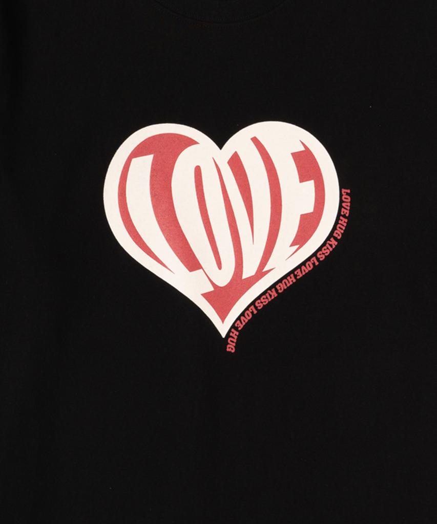 NOYCOMMON Love Heart Tee Bk