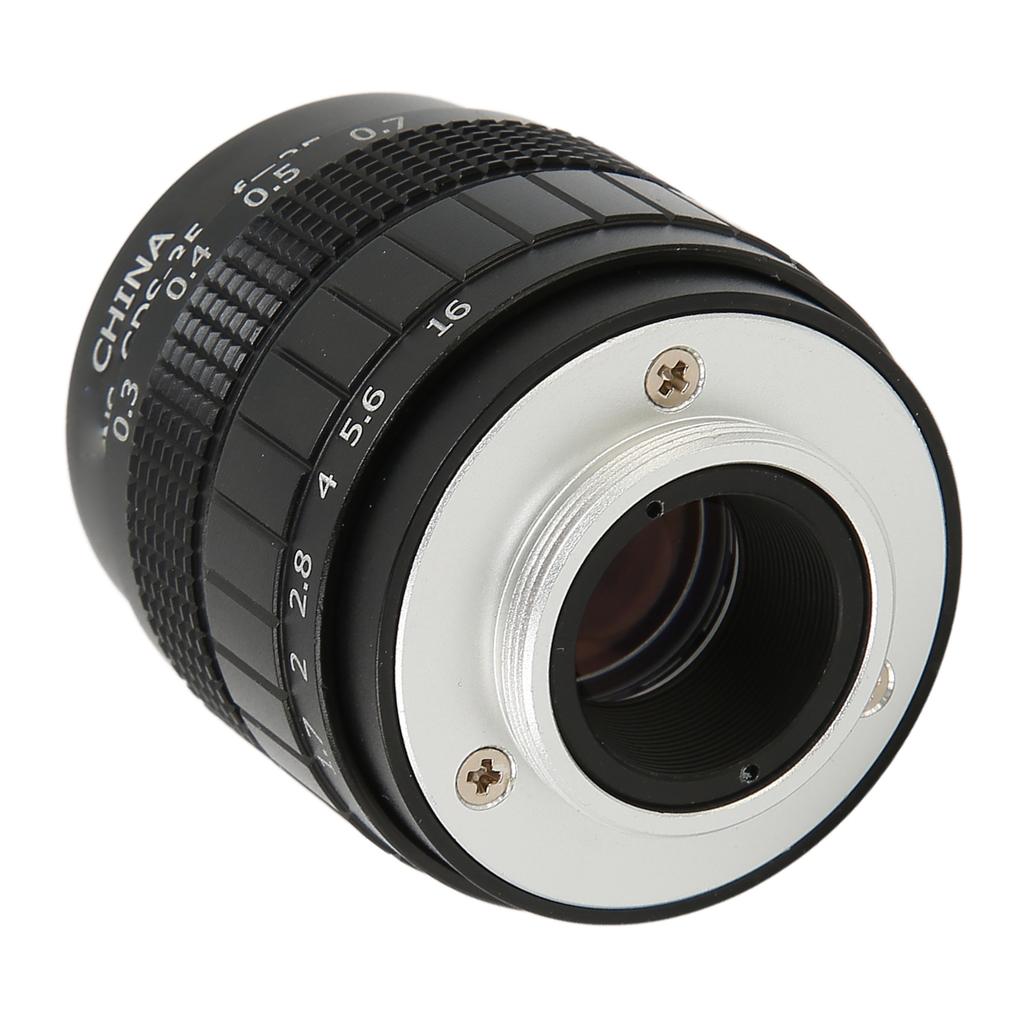 35mm 2/3 Manual Lens F1.7 Large Aperture Fixed Telecine Lens for C Mount Mirrorless Camera