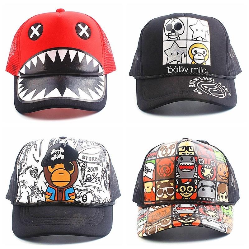 Casquette De Baseball Bébé Enfant Hiphop - Garçons Filles - Design Dessin Animé Respirante