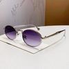 Women's Sunglasses 2026 Small Oval Luxury Brands Vintage Sunglasses Men High Quality Top Old Money Aesthetic Sunglasses UV400