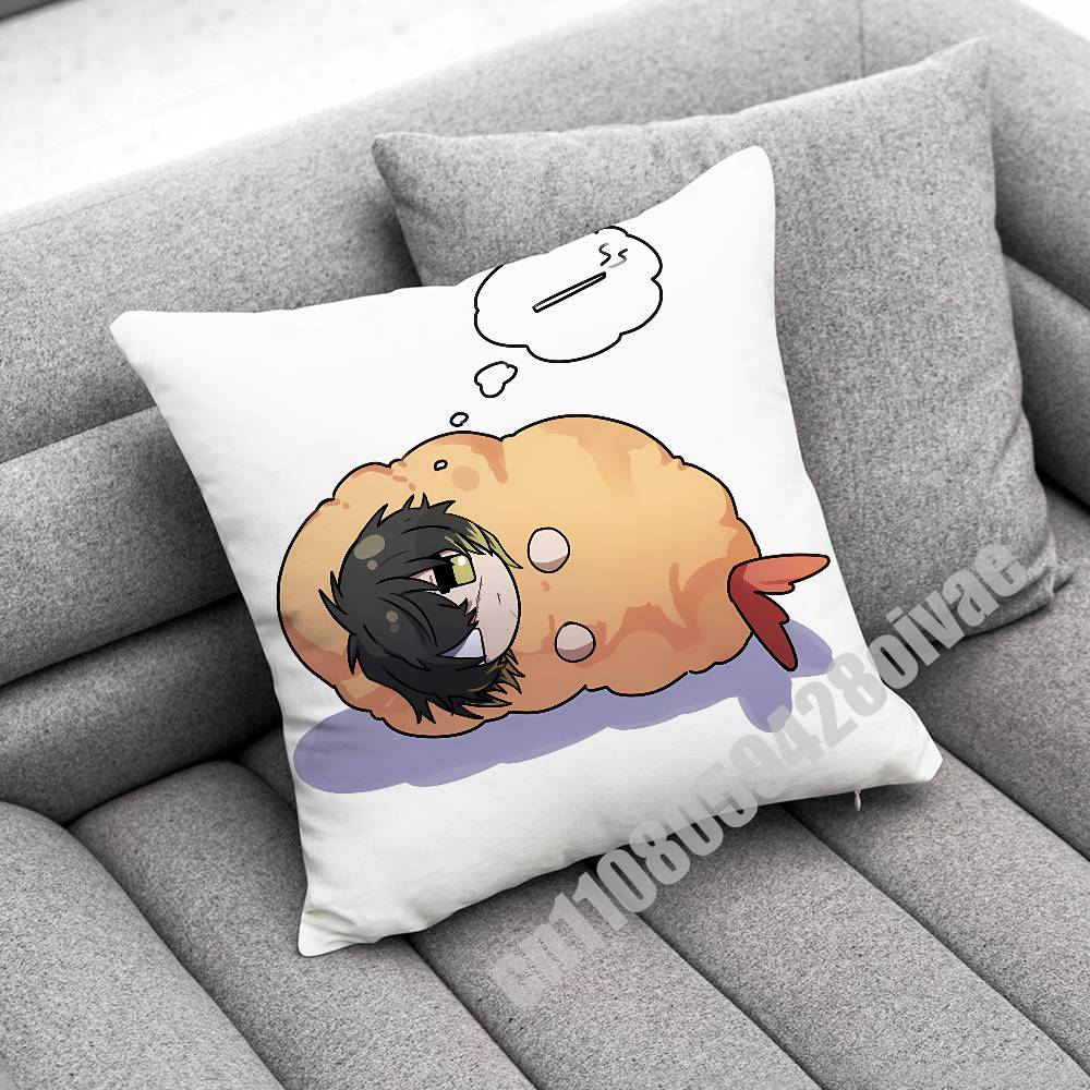Towa S-Slow Damage Throw Pillow Case For Decoration 40Cm 55Cm 50Cm 30Cm Square Car Pillowcase Case