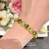 Ancient Filigree Gilt Sandalwood Vajra Pestle Rich Bracelet New Chinese Jibao Walnut Lucky Bead Multi-Circle Bracelet
