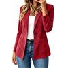 Women's Fashion Color Long Sleeve Versatile Casual Jacket for Work and Daily Wear