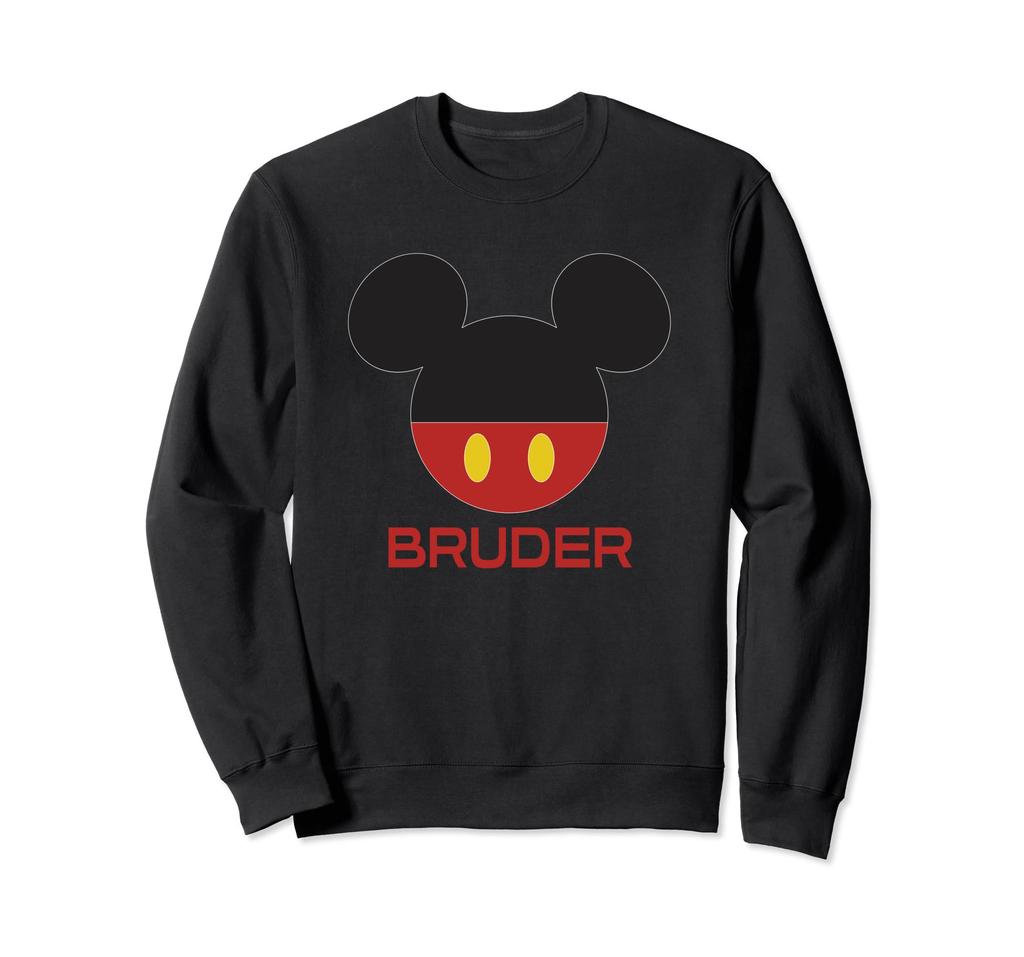 Disney Mickey Mouse Red Shorts Icon Family German Bruder Sweatshirt