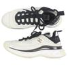 Great CHANEL Low Cut Sneakers COCO Mark Gold Metal Light Gray Suede Leather Mens 39 Used