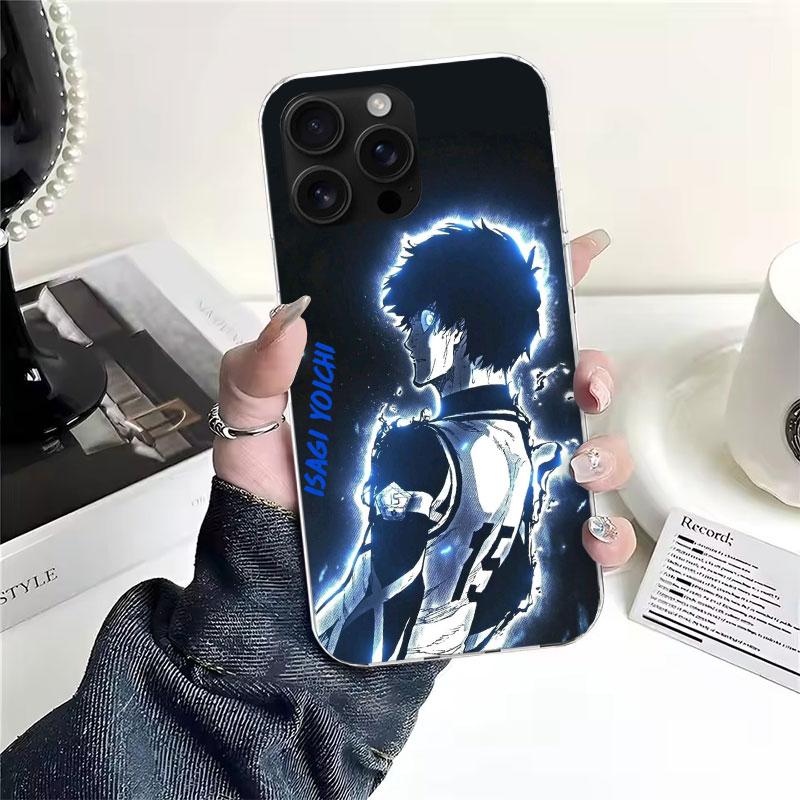 

Blue Lock Isagi Yoichi Soft Phone Case For IPhone 11 17 Air 16E 16 Pro Max 15 + 14 Plus 13 Mini 12 Apple 7 SE 8 Fundas Coque 11 iPhone 13 Pro