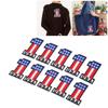 10Pcs Iron On Patches Number 1 Design Premium Cotton Material Wide Application Durable Iron Patches for Jean Bag Hat