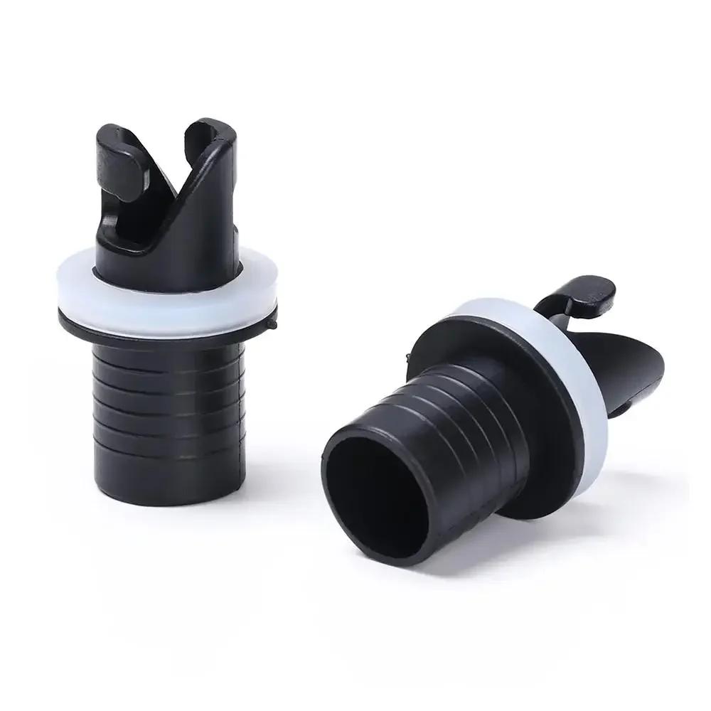 Water Sports Inflatable Boat Connector PVC Nylon Air Valve Caps Screw Hose Adapter Raft Foot Pump Fishing Kayak Boat Accessories