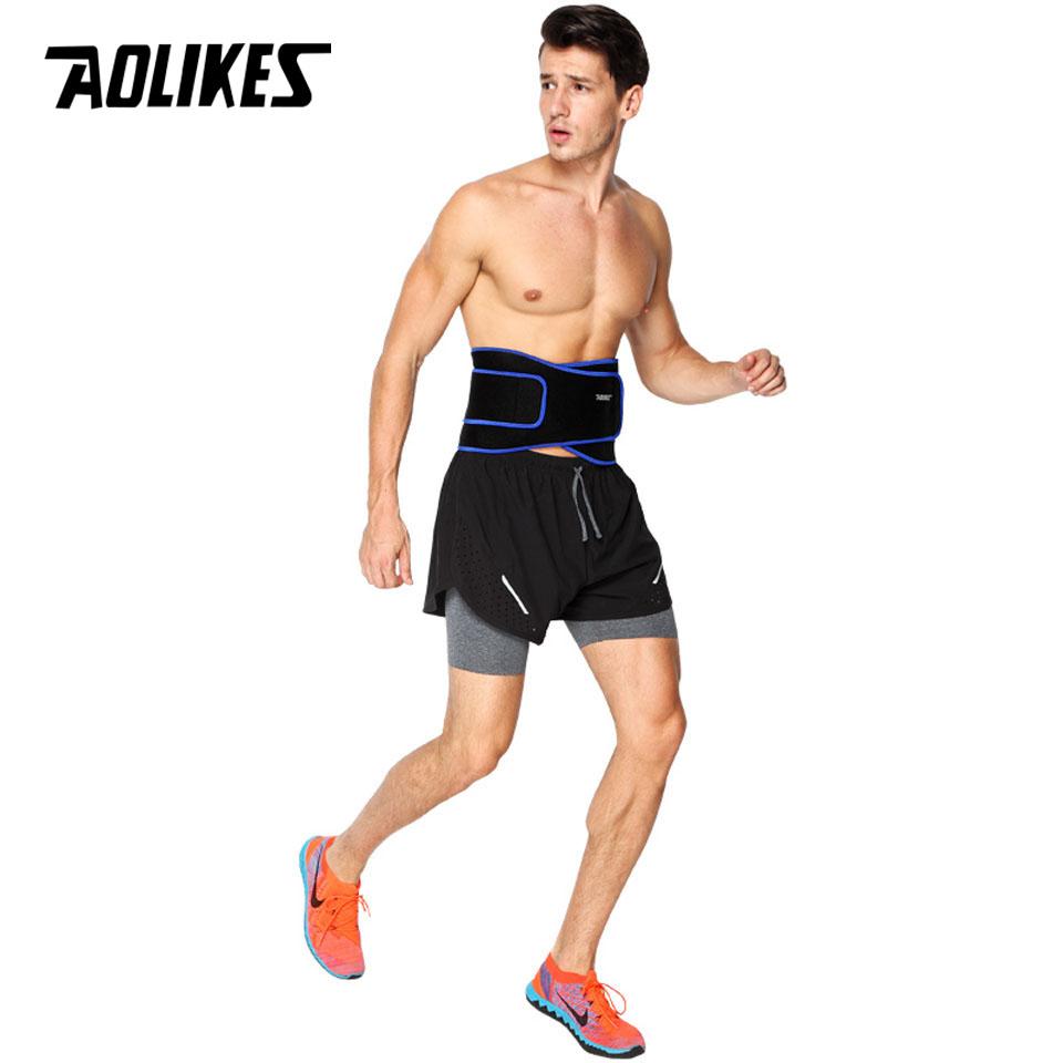 Aolikes Fitness Weight Lifting Belt Workout Waist Belt Training Sport Waist Support Gym Lumbar Back Brace Basketball Waist Brace