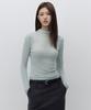 MUSINSA STANDARD WOMAN Women'S Sheer Wool Tencel Turtleneck Long Sleeve T-Shirt [Pale Mint]