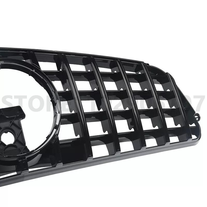 For 2007-2014 W204 C-Class Mercedes Benz C180 C200 C250 C300 C43 AMG GT Front Bumper Grille Hood Grill