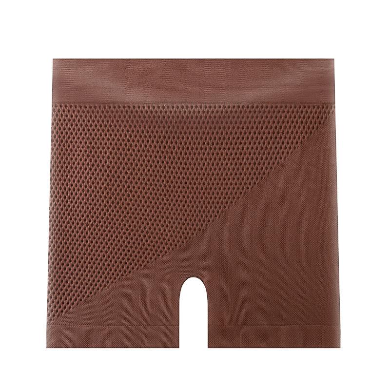 JYL Seamless High Elastic Boxer Briefs Breathable Hip Covering Shorts