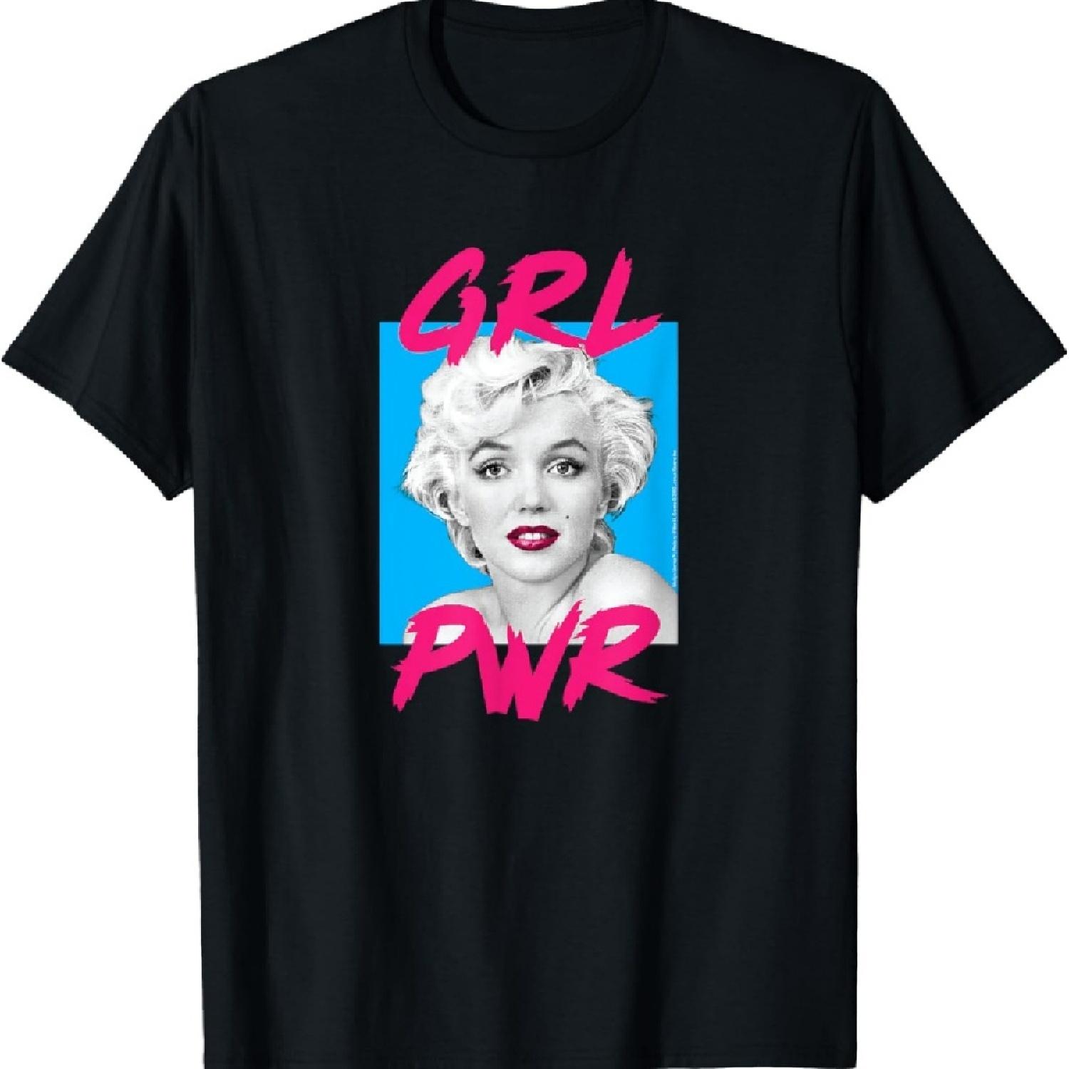 

Marilyn Monroe - GRL PWR T-Shirt XXXXXL чёрный
