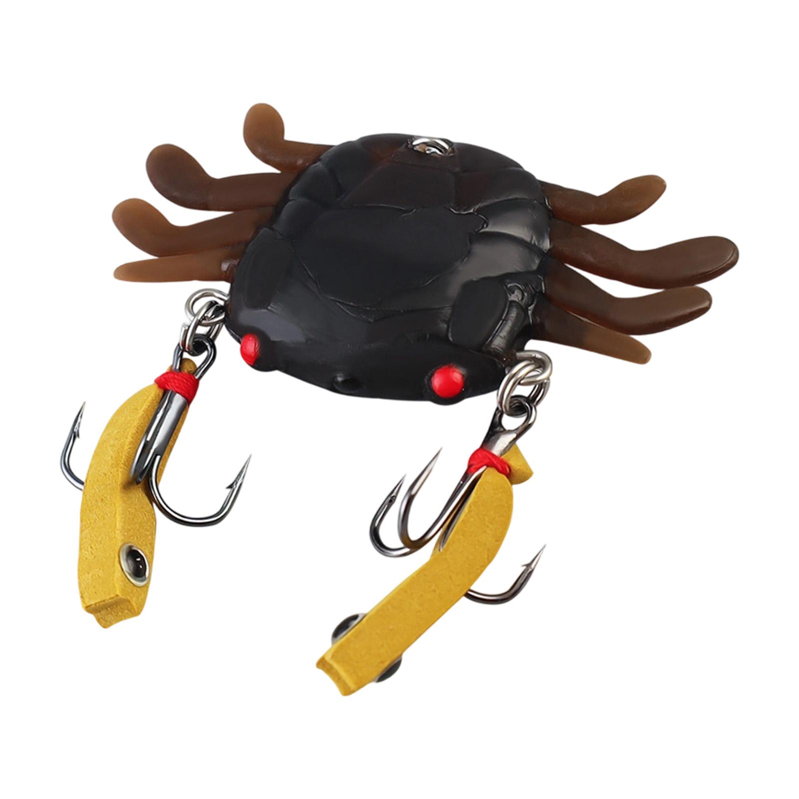 

Soft Fishing Jig Head Lures Artificial Swimbait Floating Crabs Lure Sea Fishing Tackle Squid Fishing Equipment Enduring L кавовий