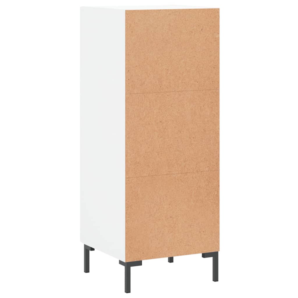 Sideboard White 34.5 x 34 x 90 cm Particleboard