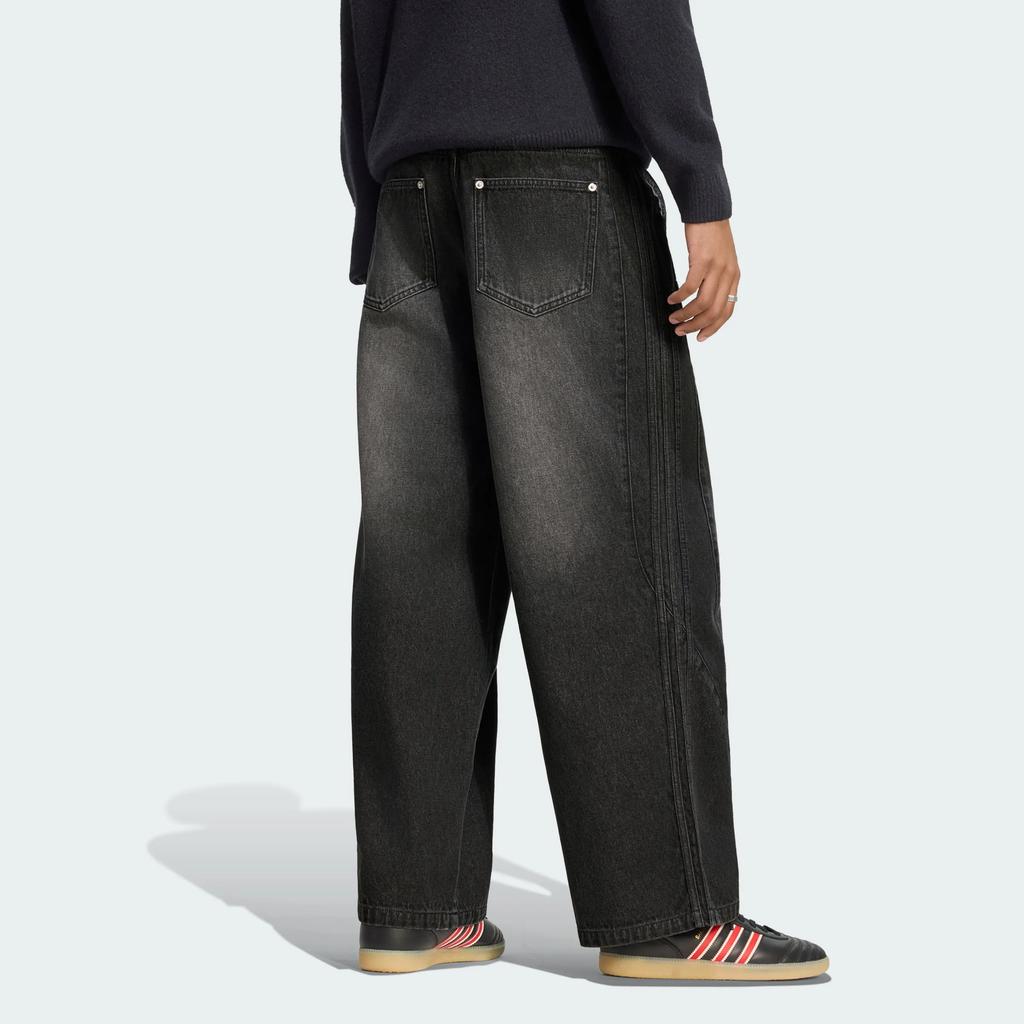 Adidas Originals Jeans Men's Medium Denim Black Moderate Other